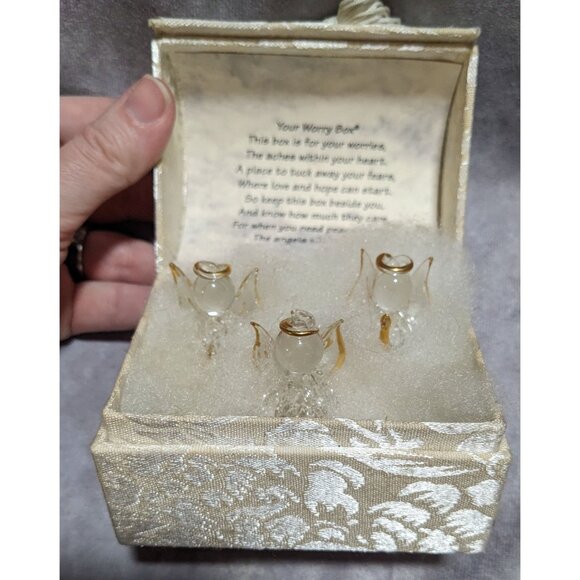 Glass Angel Worry Box - Picture 7 of 8